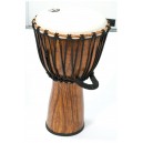 Tanga djembe pvc 12" design bois 