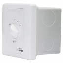Audiophony boitier regulateur mural