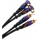 Monster cable 2 rca-rca coude 1m