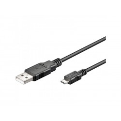 Cordon USB A / micro B mâle 3m