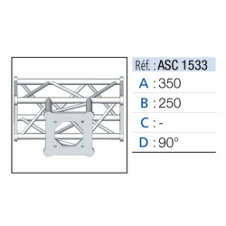 Asd ASC1533 Angles 3 départs 90°