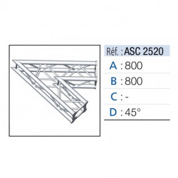 Asd ASC2520 Angles 2 départs 45°