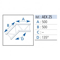 Asd Angle 135°Echelle Plate 290