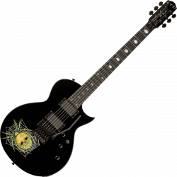 LTD - Kirk Hammett Spider Black 