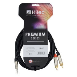 Hilec MINI JACK RCA 3m Premium